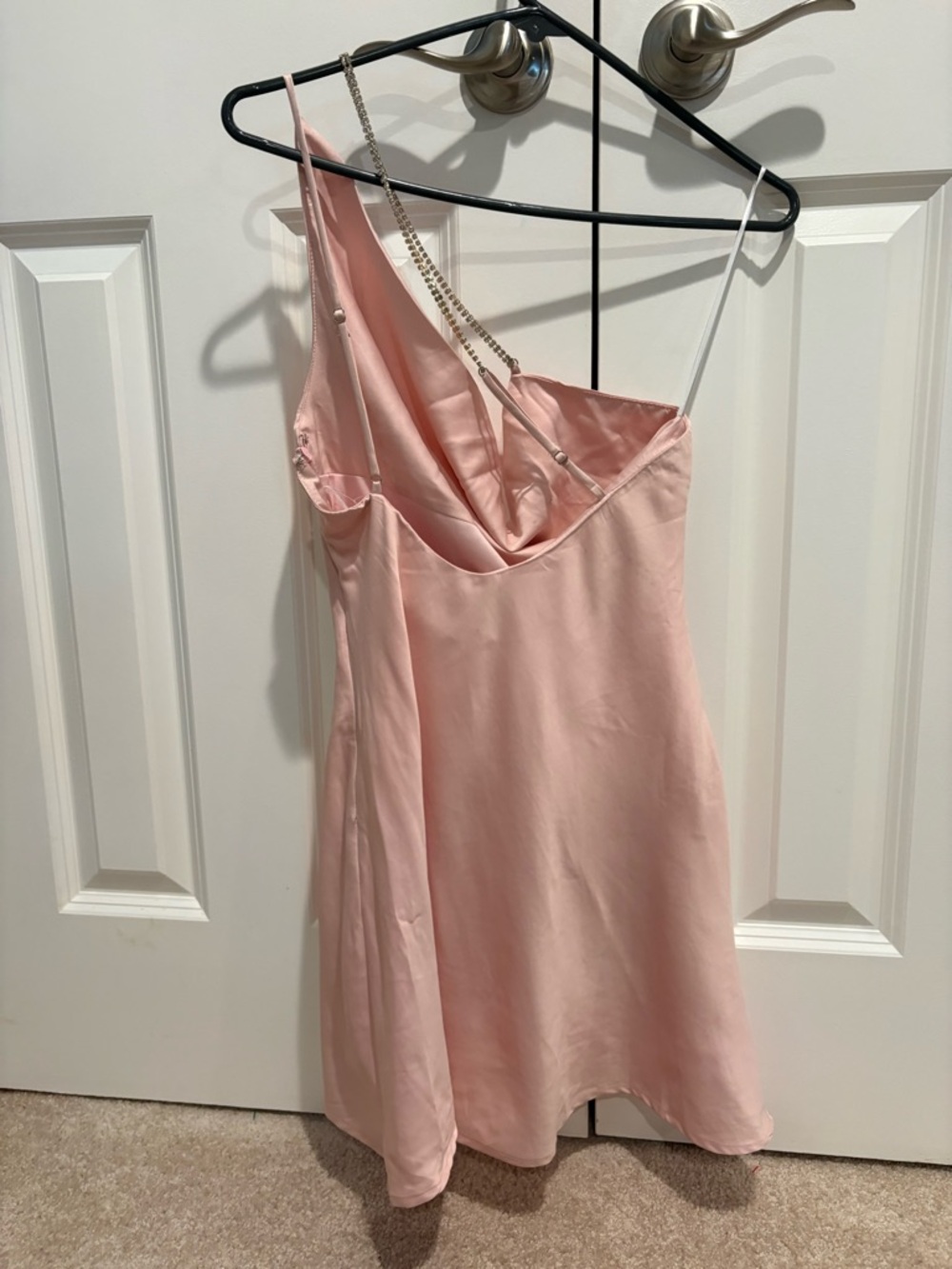 NWT Princess Polly Pale Pink Cowl Neck Mini Dress - Picture 4 of 8